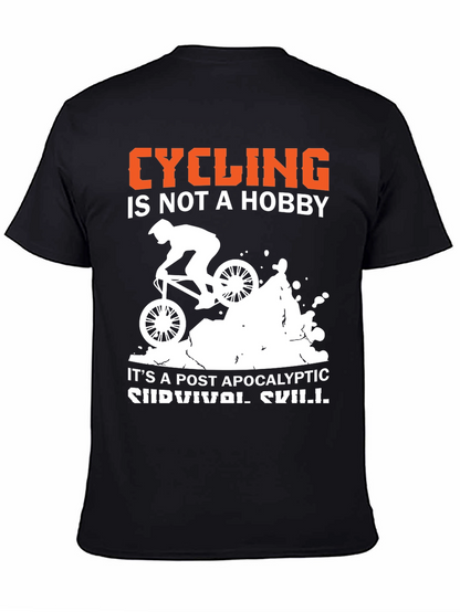 Cycling is Survival Skill Graphic Tee