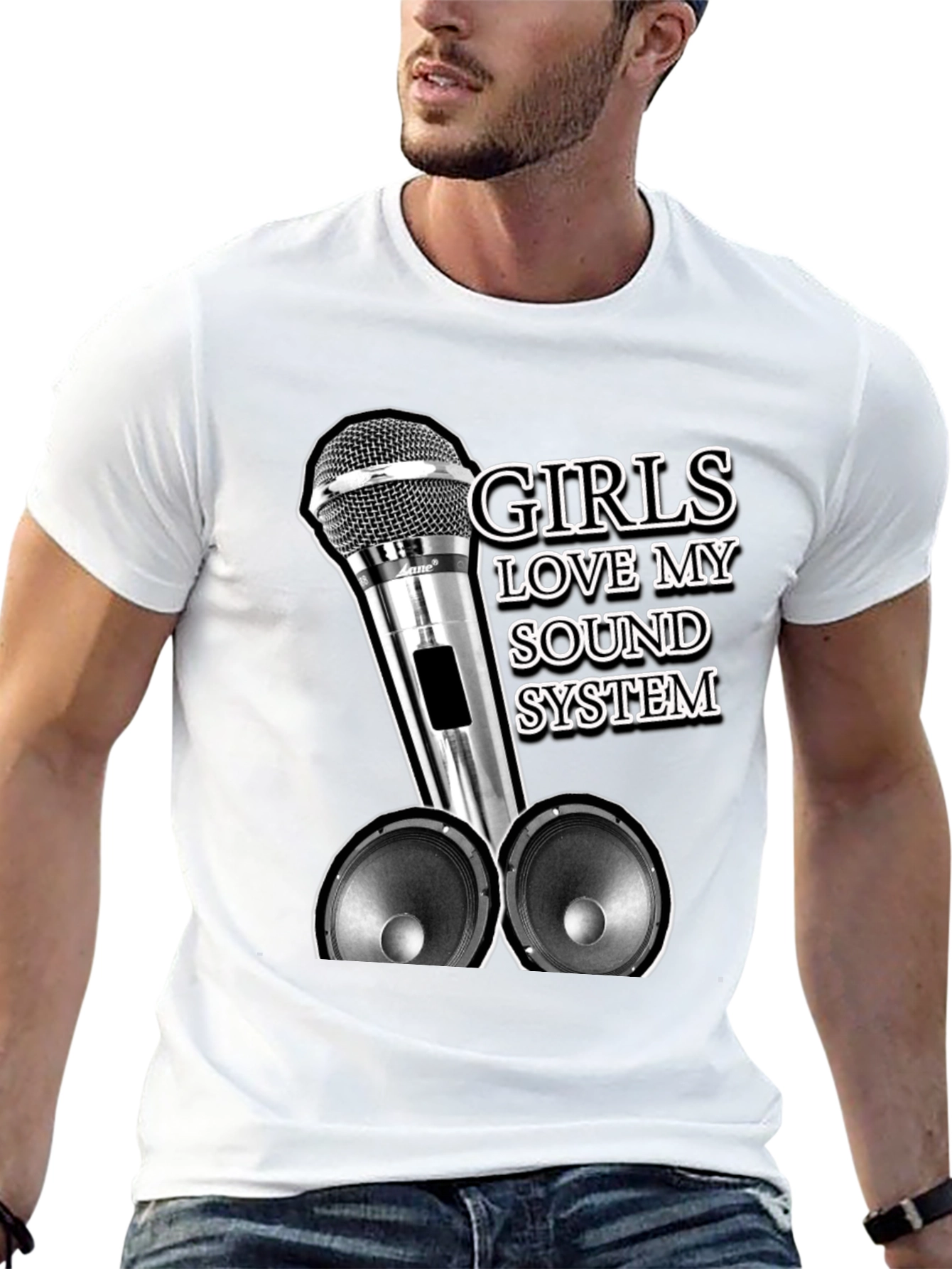 Girls Love My Sound System Graphic Tee