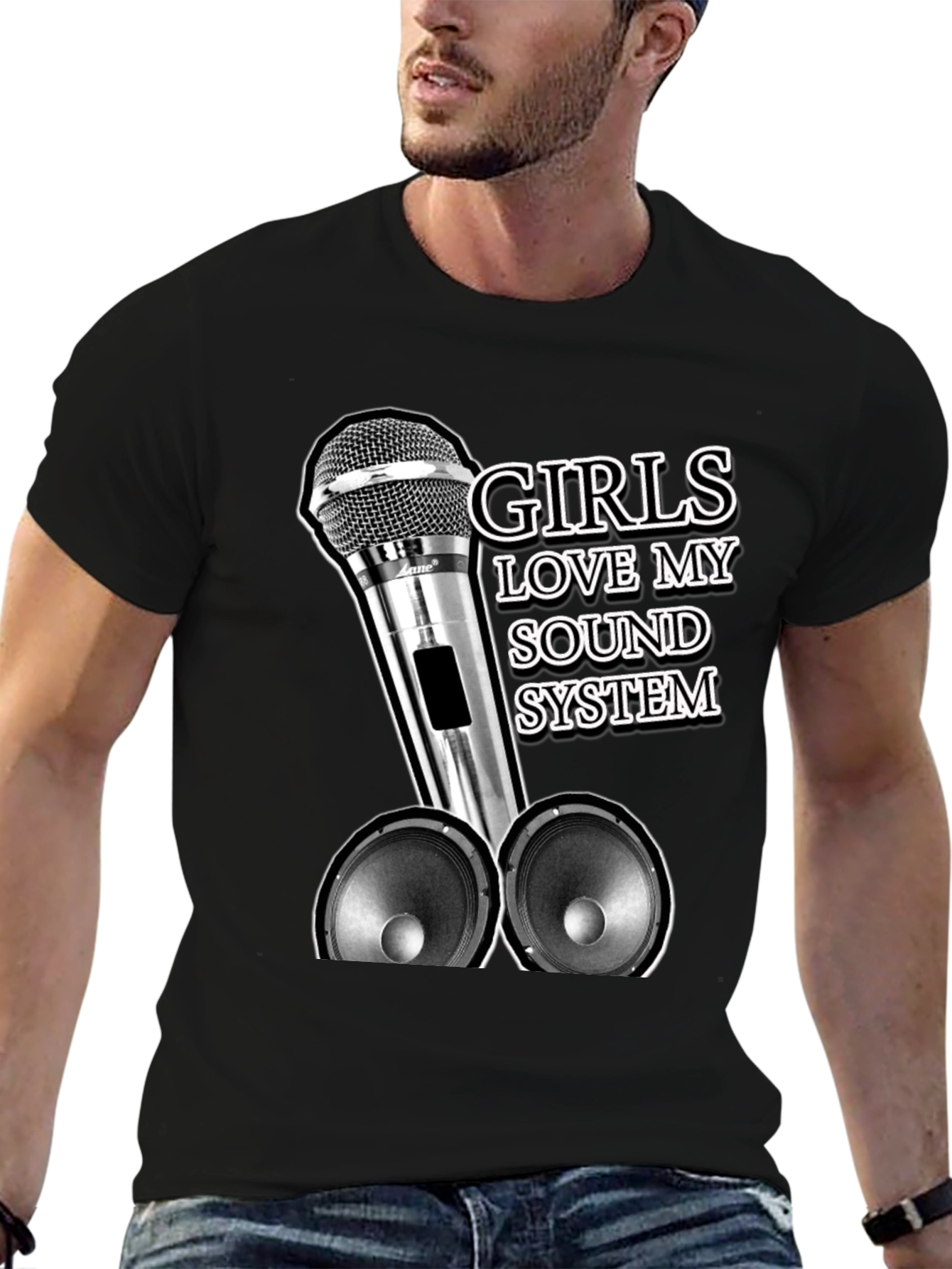 Girls Love My Sound System Graphic Tee