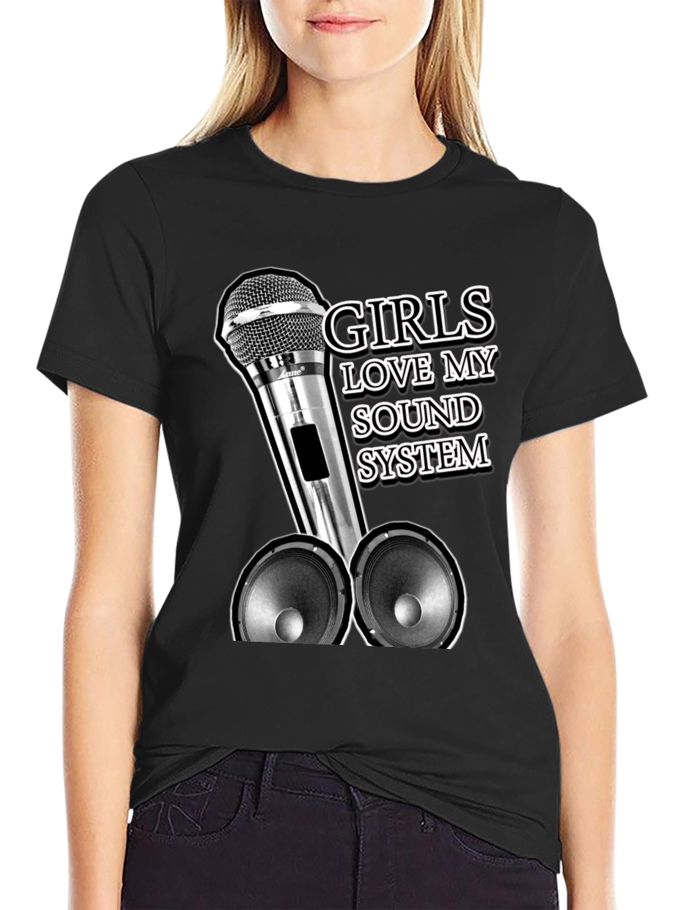Girls Love My Sound System Graphic Tee