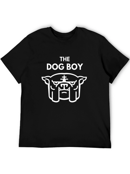 The Dog Boy Graphic Tee - Black Cotton T-Shirt