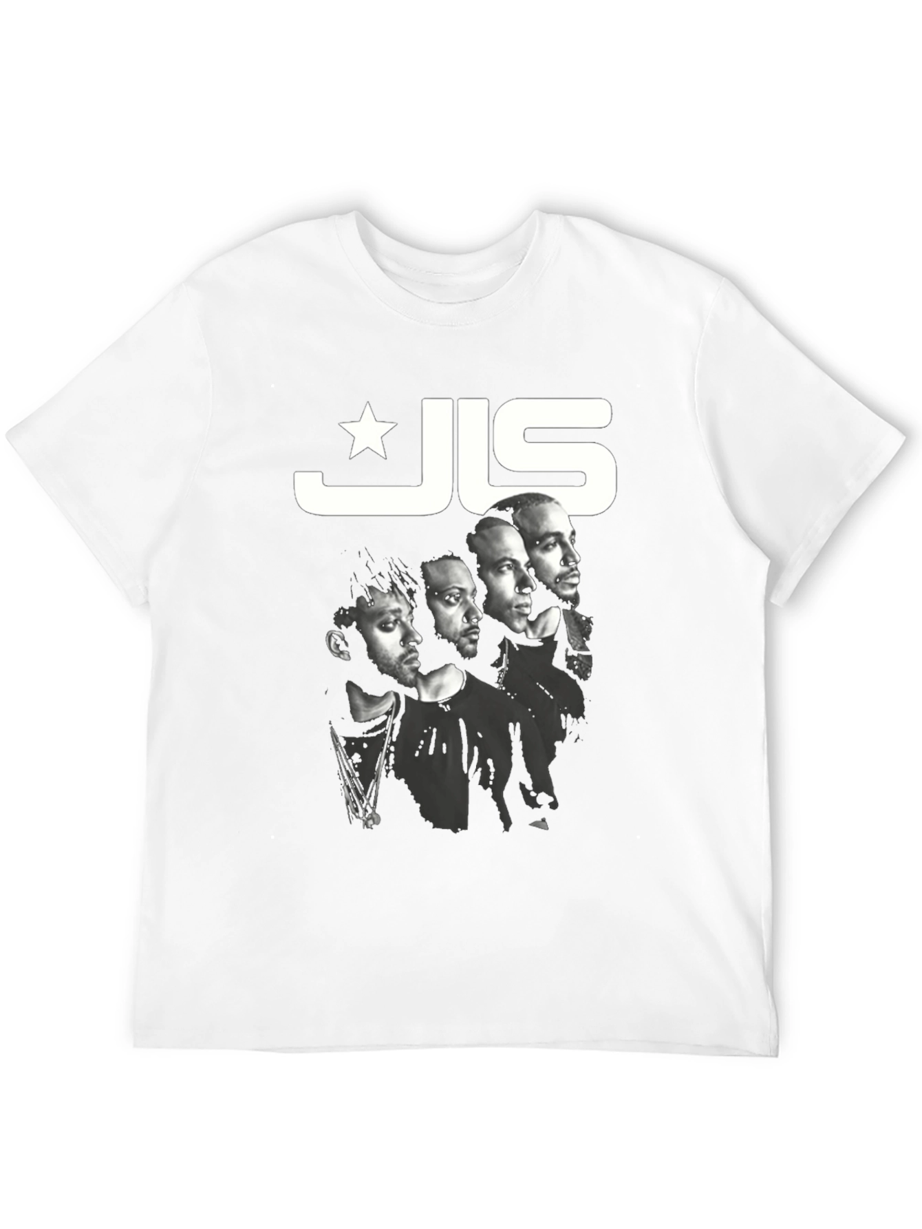 JLS T-Shirt Black Band Tee