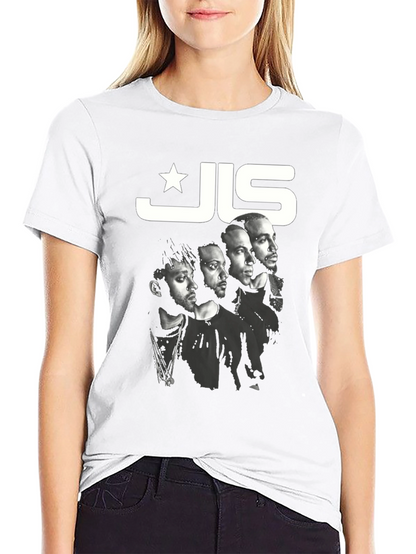 JLS T-Shirt Black Band Tee