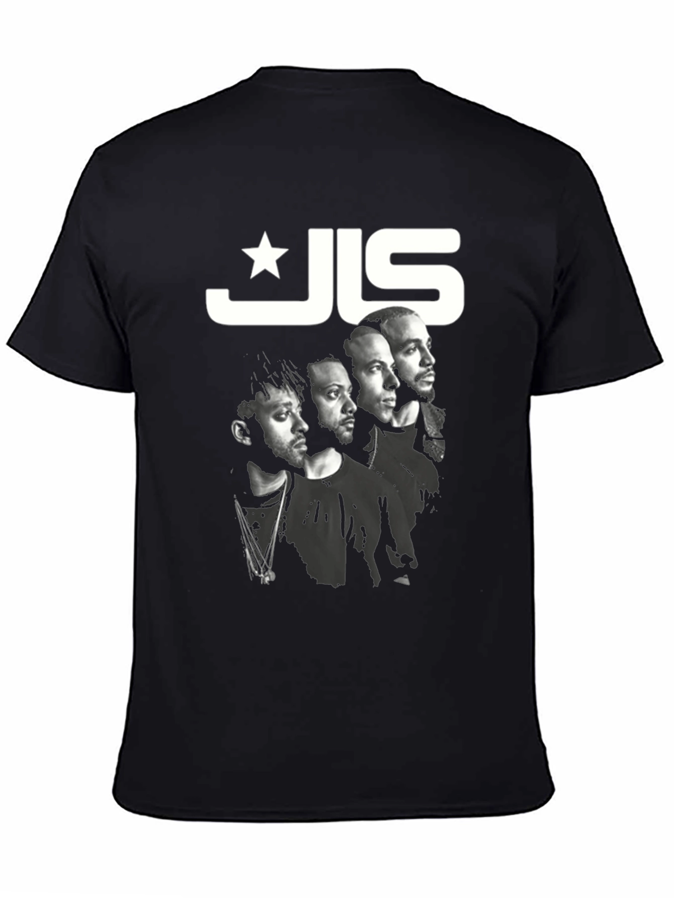 JLS T-Shirt Black Band Tee