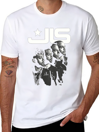 JLS T-Shirt Black Band Tee