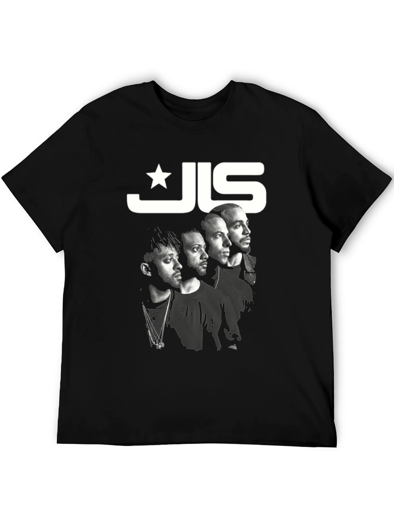 JLS T-Shirt Black Band Tee