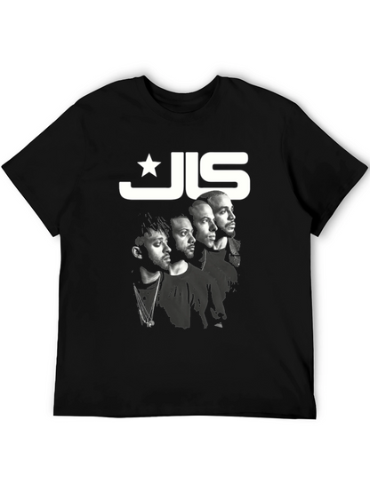 JLS T-Shirt Black Band Tee