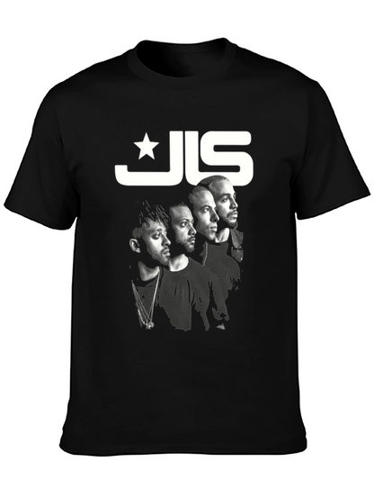 JLS T-Shirt Black Band Tee