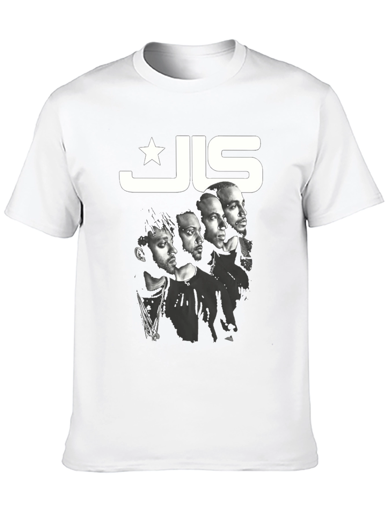 JLS T-Shirt Black Band Tee