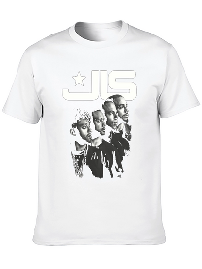 JLS T-Shirt Black Band Tee