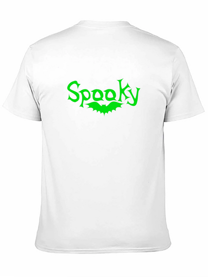 Spooky Bat Graphic Tee - Black