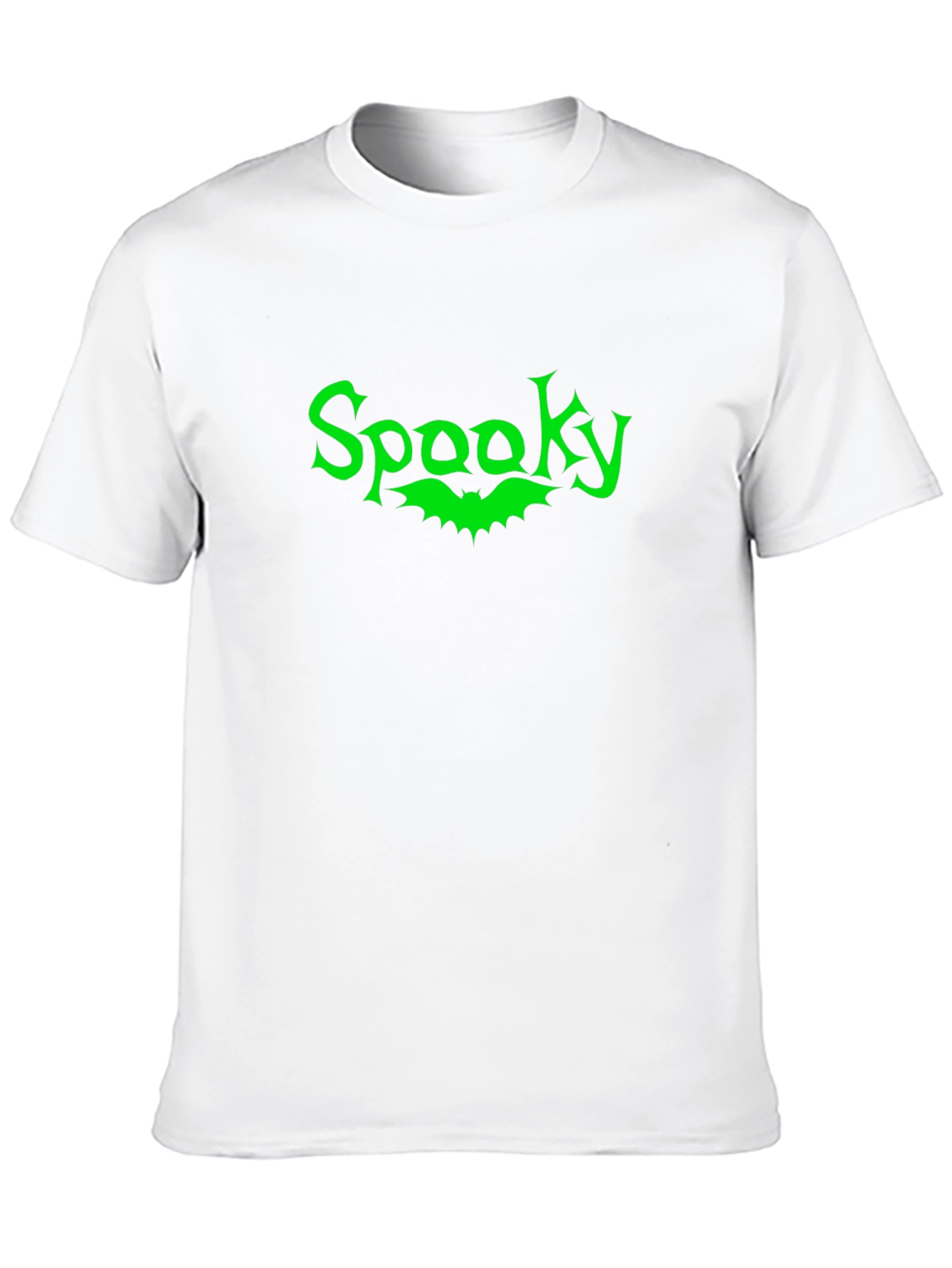 Spooky Bat Graphic Tee - Black