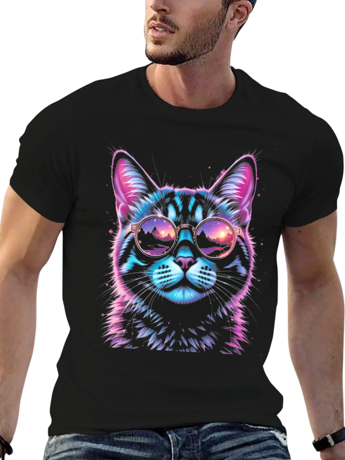 Cool Cat Graphic Tee