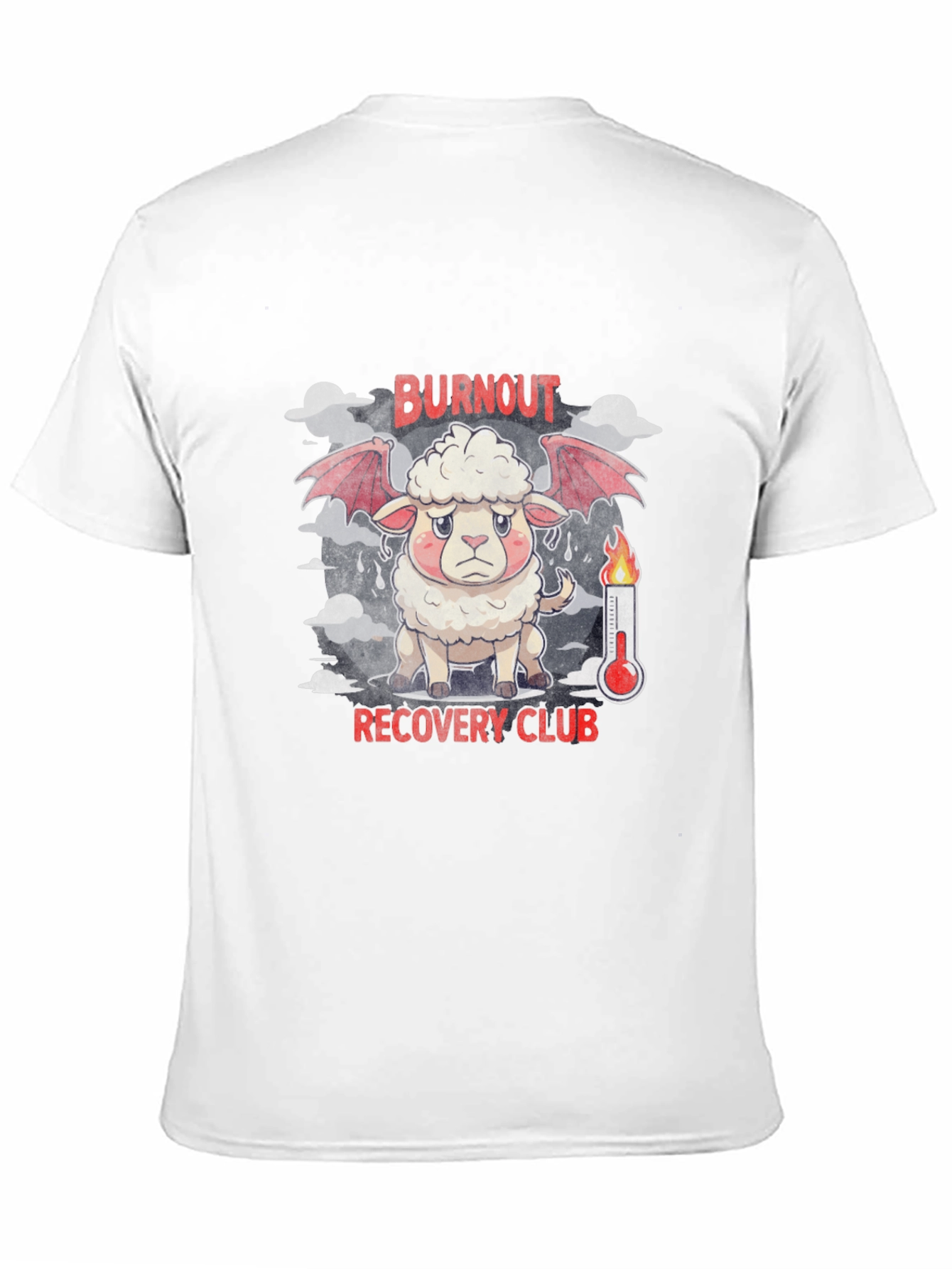 Burnout Recovery Club Graphic Tee - Black