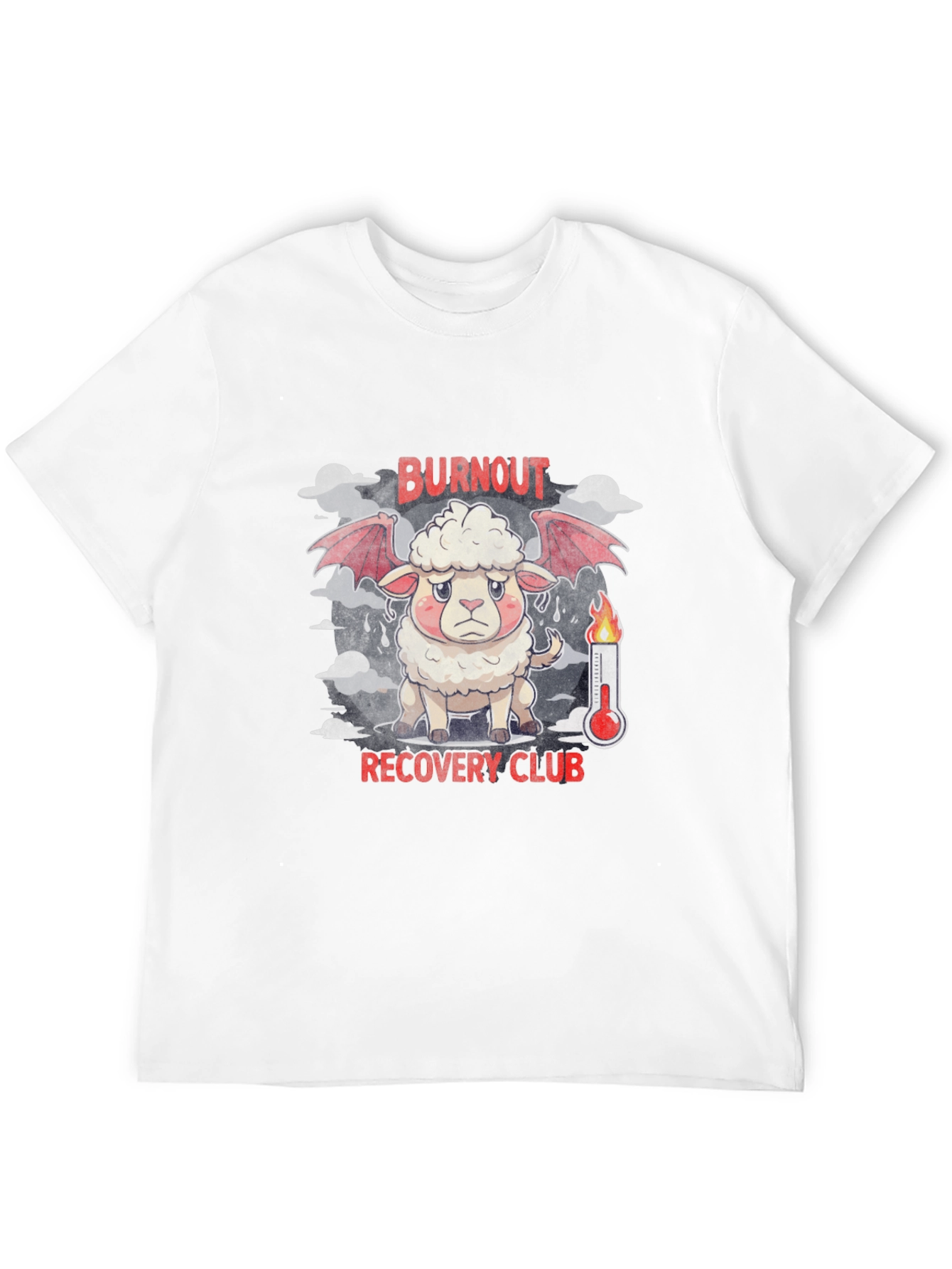 Burnout Recovery Club Graphic Tee - Black