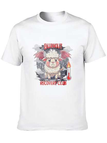 Burnout Recovery Club Graphic Tee - Black