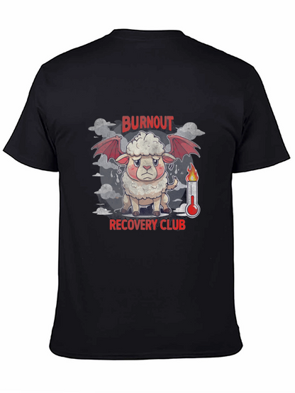 Burnout Recovery Club Graphic Tee - Black