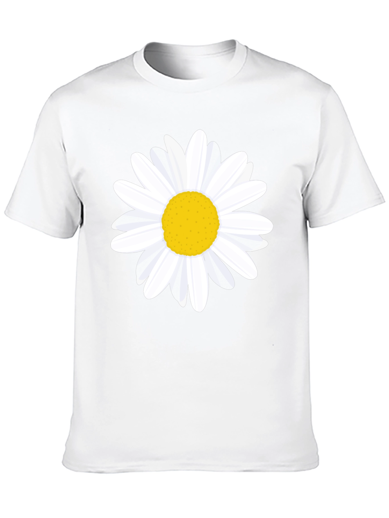 Daisy Graphic Tee - Black Cotton T-Shirt