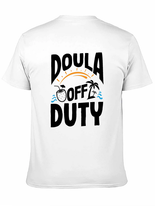 Doula Off Duty Black Graphic T-Shirt