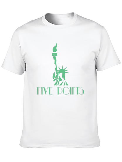 Statue of Liberty Five Points Graphic Tee