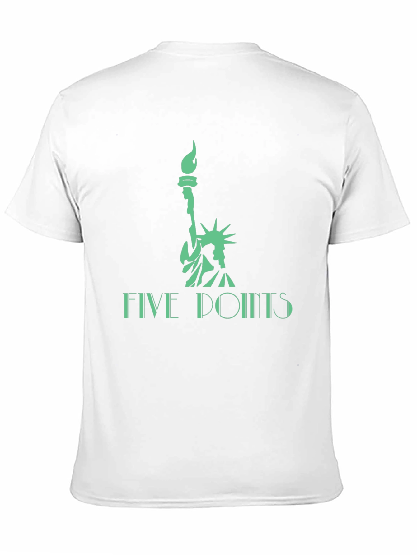 Statue of Liberty Five Points Graphic Tee