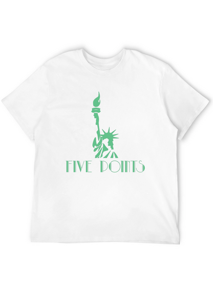 Statue of Liberty Five Points Graphic Tee