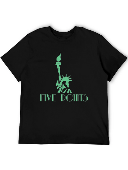 Statue of Liberty Five Points Graphic Tee