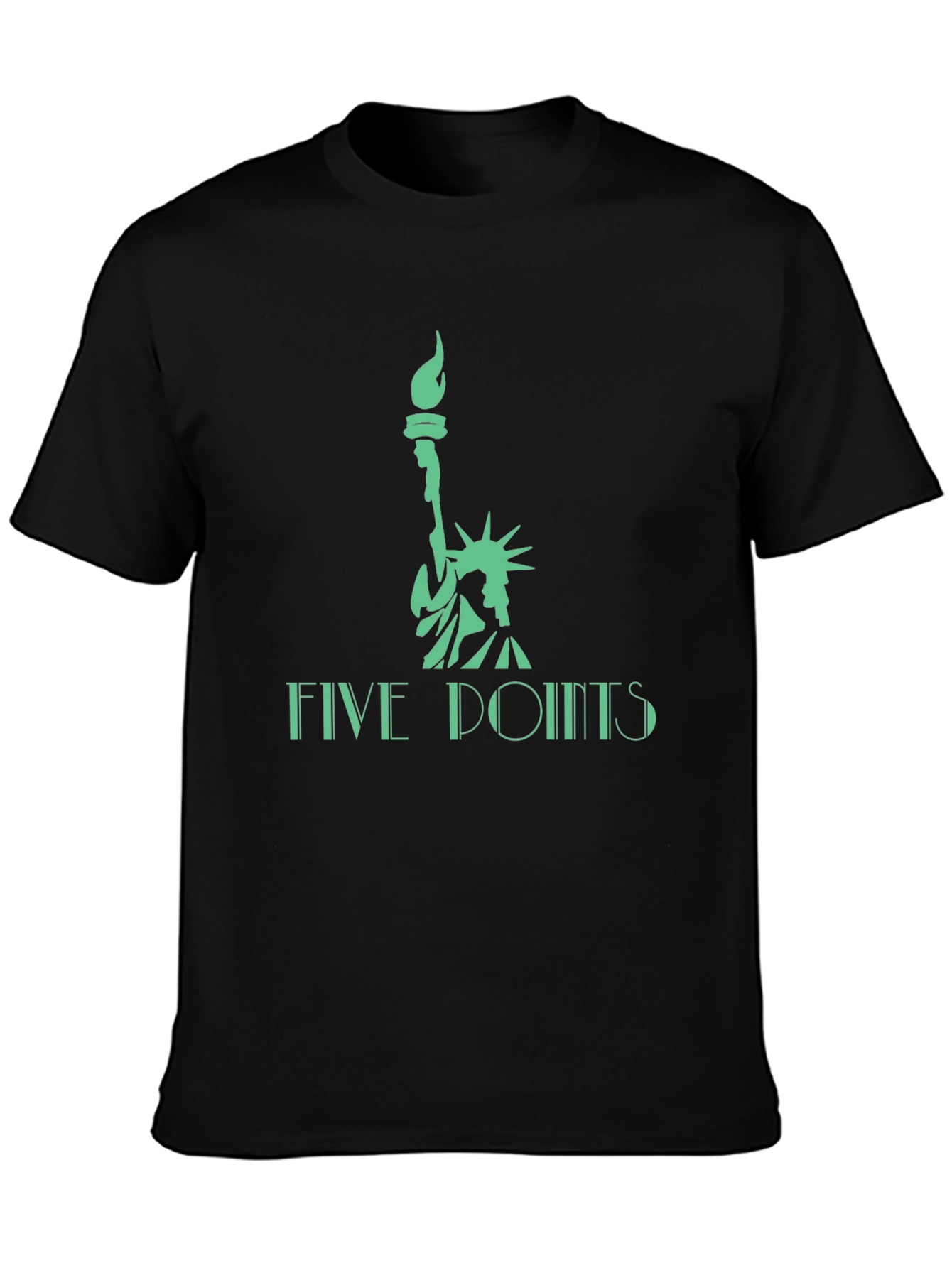 Statue of Liberty Five Points Graphic Tee