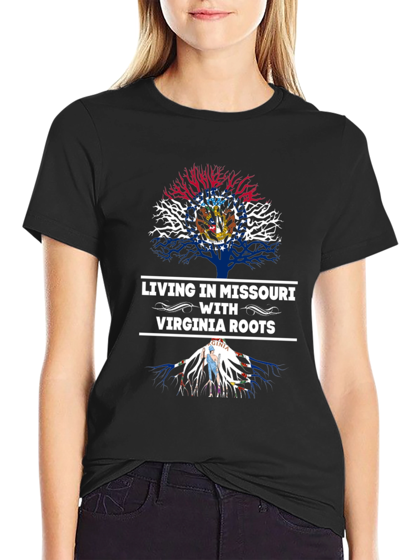 Missouri Pride T-Shirt with Virginia Roots Design