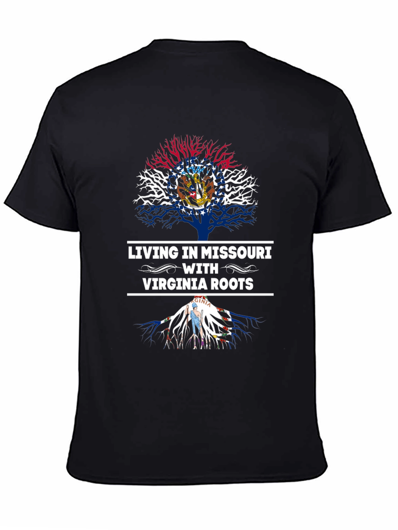 Missouri Pride T-Shirt with Virginia Roots Design