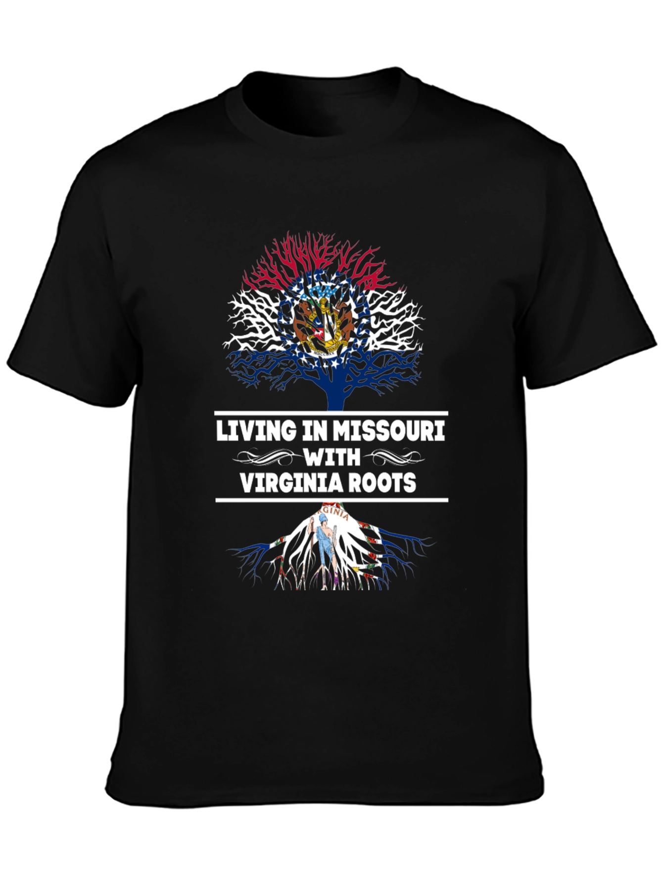 Missouri Pride T-Shirt with Virginia Roots Design