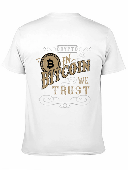 Crypto Bitcoin T-Shirt - In Bitcoin We Trust