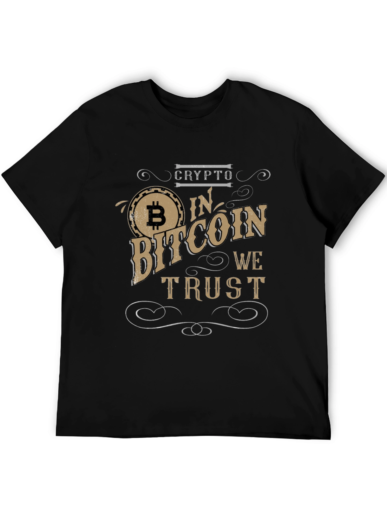 Crypto Bitcoin T-Shirt - In Bitcoin We Trust