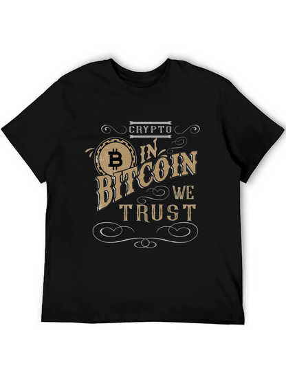 Crypto Bitcoin T-Shirt - In Bitcoin We Trust