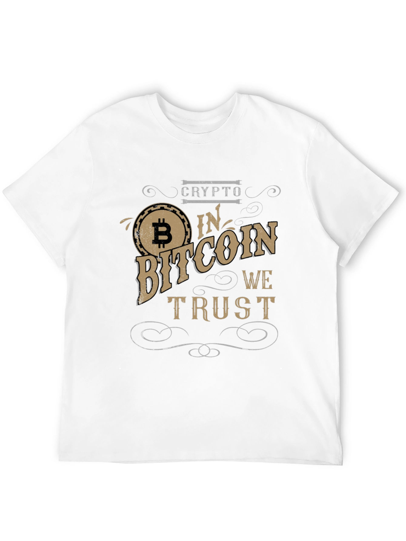 Crypto Bitcoin T-Shirt - In Bitcoin We Trust