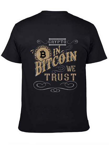 Crypto Bitcoin T-Shirt - In Bitcoin We Trust