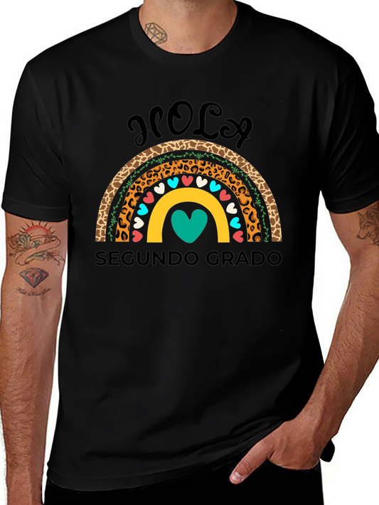 Hola Segundo Grado Rainbow Shirt