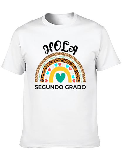 Hola Segundo Grado Rainbow Shirt