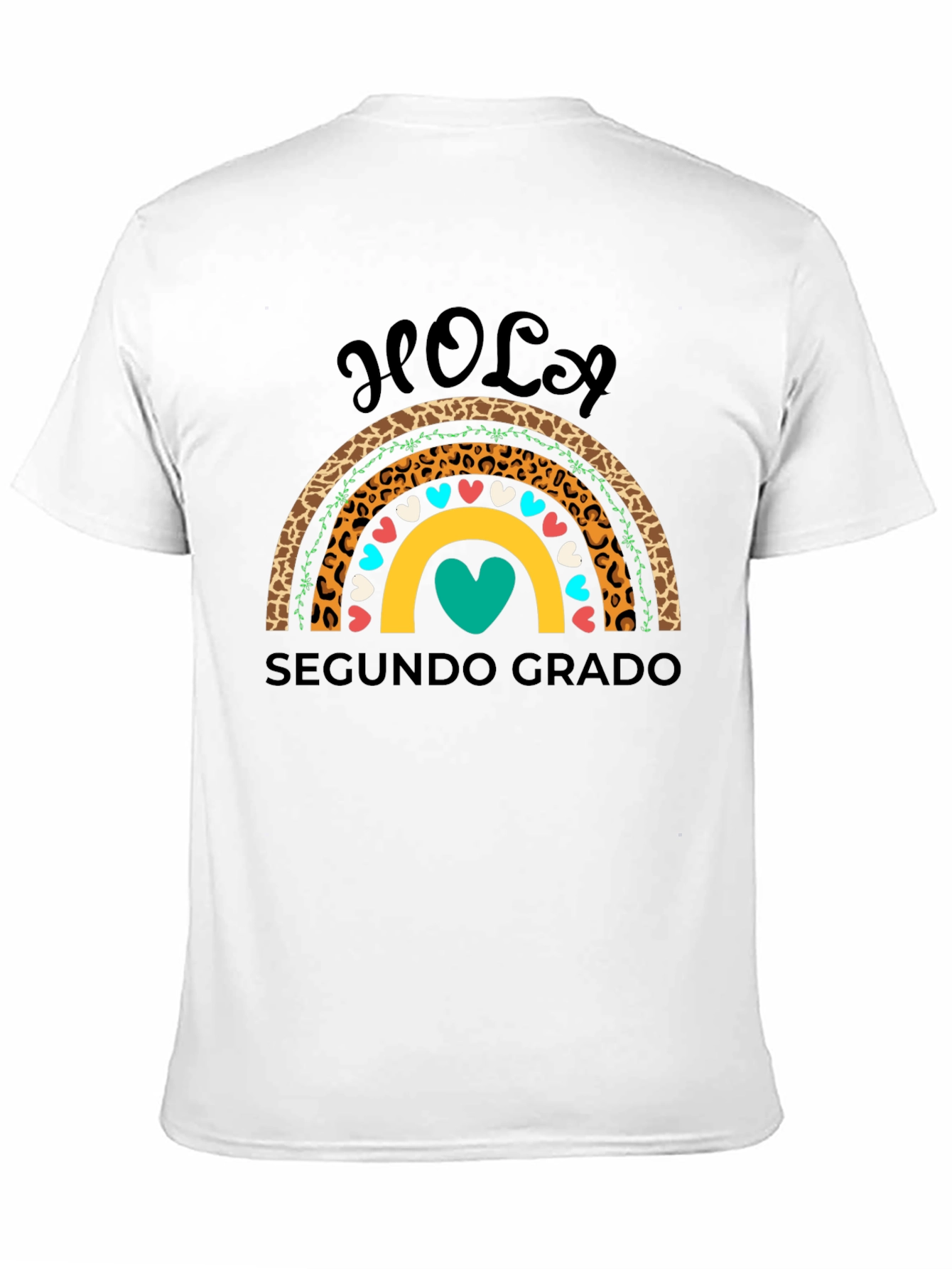 Hola Segundo Grado Rainbow Shirt
