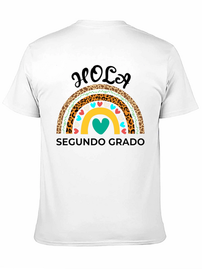 Hola Segundo Grado Rainbow Shirt