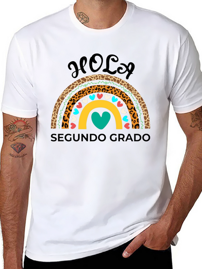 Hola Segundo Grado Rainbow Shirt
