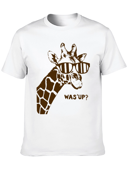 Cool Giraffe Tee - Mens Black T-Shirt