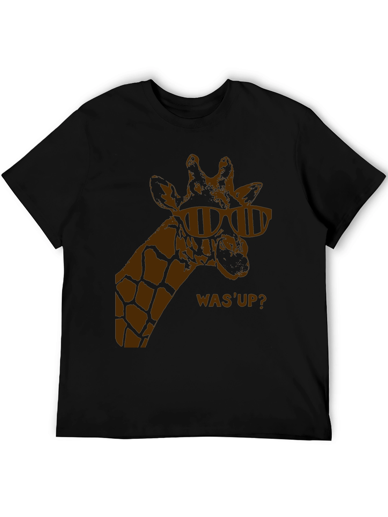 Cool Giraffe Tee - Mens Black T-Shirt