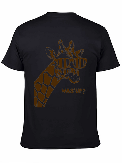 Cool Giraffe Tee - Mens Black T-Shirt