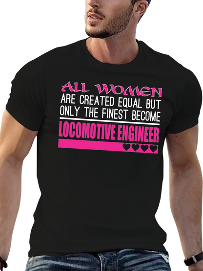 Locomotive Engineer Womens T-Shirt