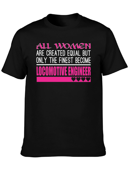 Locomotive Engineer Womens T-Shirt