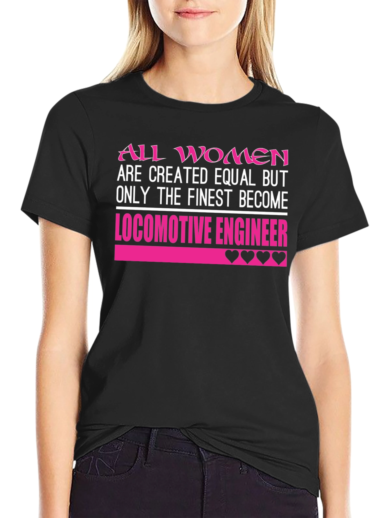 Locomotive Engineer Womens T-Shirt