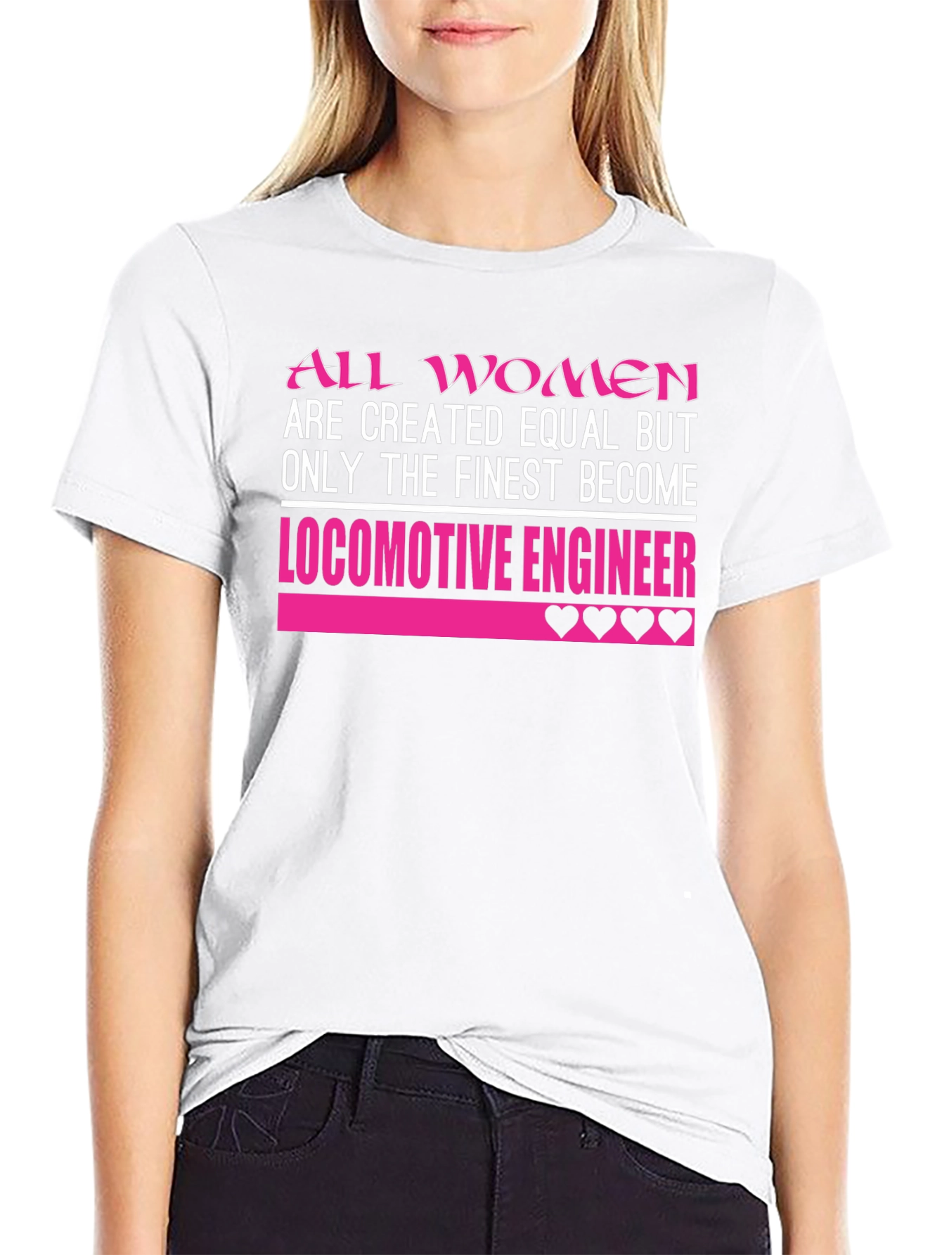 Locomotive Engineer Womens T-Shirt