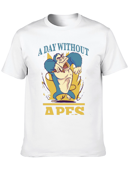 A Day Without Apes T-Shirt - Mens Black Tee