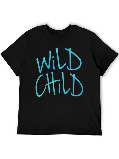 Wild Child Graphic Print Crew Neck T-Shirt